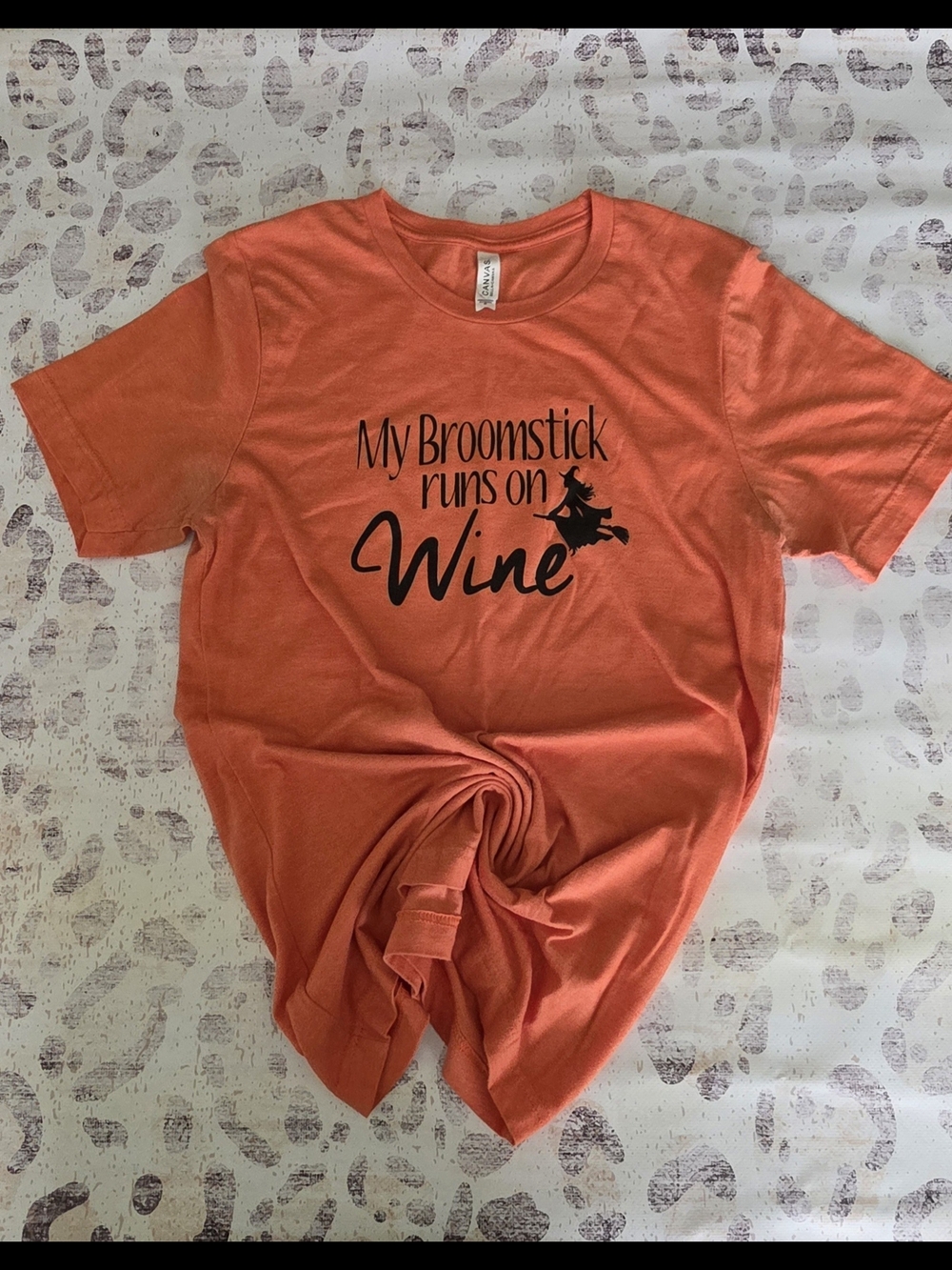 Bella Canvas Coral Orange Short Sleeve Tee